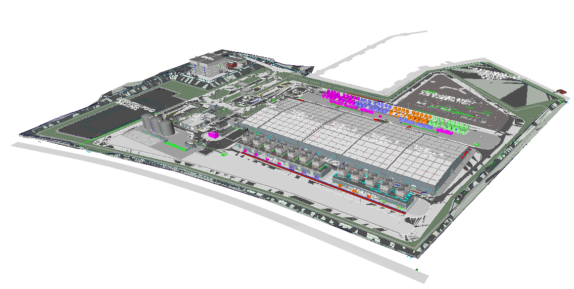 SCF1A Google Data Centre project model